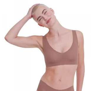 Biustonosz Bralette Zero Feel 2.0 brudnoróżowy - Biustonosze - miniaturka - grafika 1