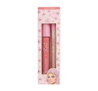 Konturówki do ust - MAKEUP REVOLUTION X ROXI CHERRY BLOSSOM LIP KIT ZESTAW KOSMETYKÓW DO UST - miniaturka - grafika 1