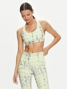 Reebok Biustonosz sportowy Lux Perform Racer Bra-ADP 100037396 Zielony - Bielizna sportowa damska - miniaturka - grafika 1