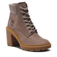 Botki damskie - Botki Timberland Allington Heights 6In TB0A5Y6Z9291 Beżowy - miniaturka - grafika 1