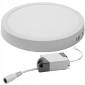 Lampy ścienne - Panel Plafon Led Natynkowy Okrągły 18w Nie Mruga - miniaturka - grafika 1