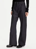 Spodnie damskie - G-Star Raw Jeansy Contor 3D D27690-D315 Granatowy Wide Leg - miniaturka - grafika 1