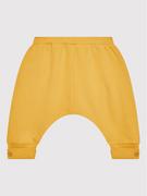 Spodnie i spodenki dla dziewczynek - United Colors Of Benetton Spodnie dresowe 3QW0AF00H Żółty Regular Fit - miniaturka - grafika 1