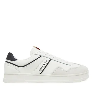 Sneakersy Tommy Jeans The Greenwich Leather EM0EM01571 Biały - Sneakersy męskie - miniaturka - grafika 1