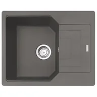 Zlewozmywaki - Franke Urban UBG 611-62 GSC Zlewozmywak granitowy jednokomorowy 62x50 cm kamienny szary 114.0687.266 - miniaturka - grafika 1