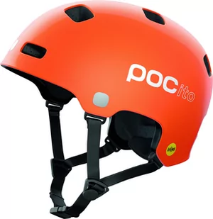 POC POCito Crane MIPS Helmet Kids, fluorescent orange 55-58cm 2021 Kaski dla dzieci PC105709050MLG1 - Kaski rowerowe - miniaturka - grafika 1