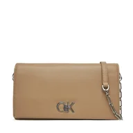 Torebki damskie - Torebka Calvin Klein Ck Mini Chain Bag K60K612806 Beżowy - miniaturka - grafika 1