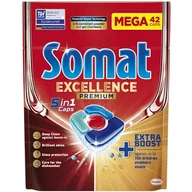 Akcesoria i części do zmywarek - Tabletki do zmywarek SOMAT Excellence Premium 5w1 - 42 szt. - miniaturka - grafika 1