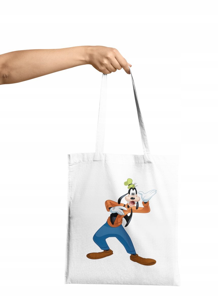 Torba Shopper Materiałowa Na Ramię Prezent Goofey Guffi Donald Bajki Wybór