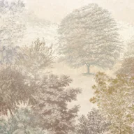 Fototapety - Fototapeta zalesiony krajobraz beżowo-brązowym - 250 x 350 cm - KOMAR - miniaturka - grafika 1