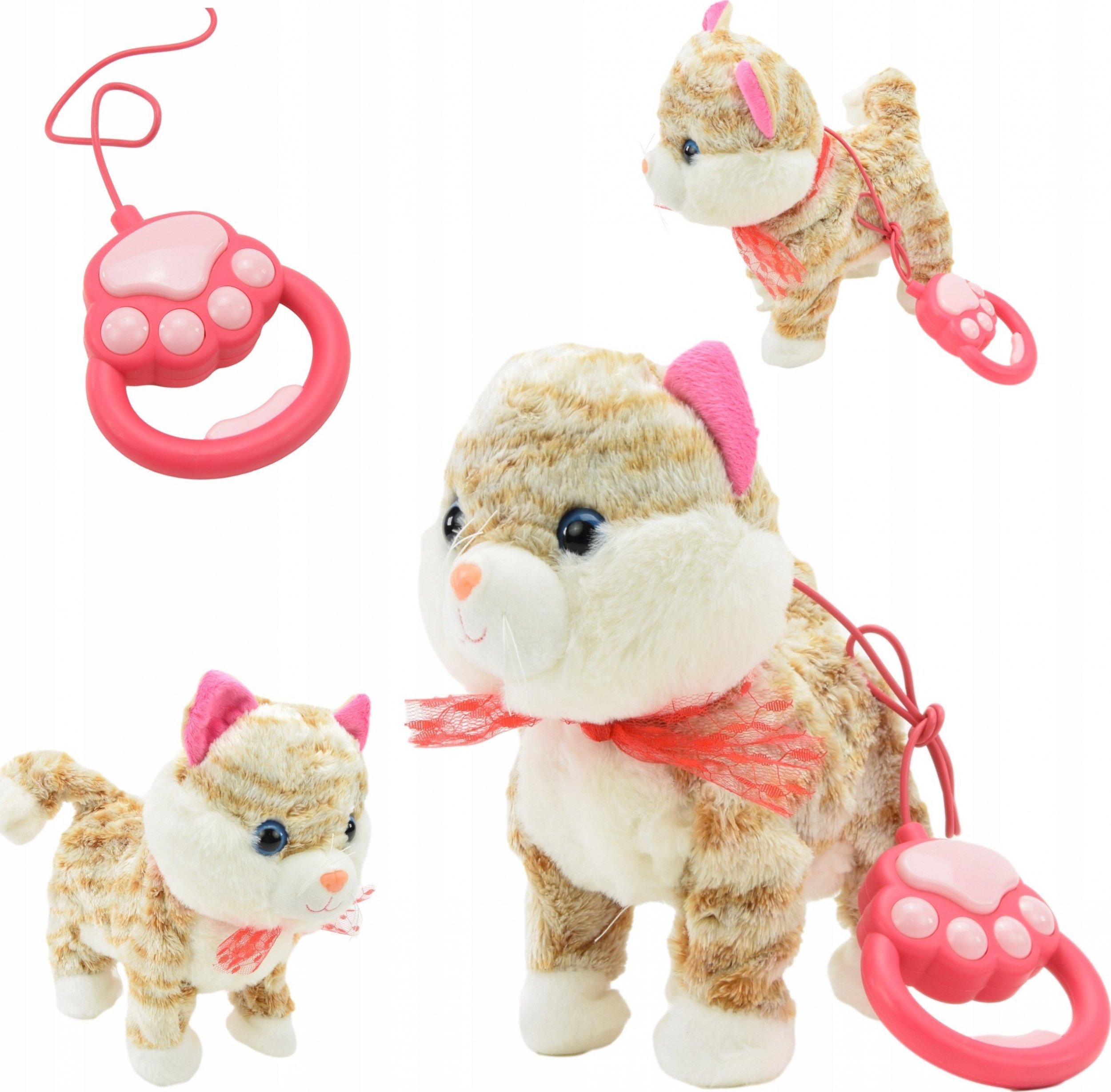 Skleplolki KOTEK INTERAKTYWNY NA SMYCZY CHODZI MIAUCZY GRA