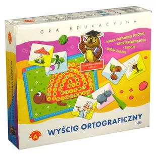 Alexander Gra Wyścig Ortograficzny BIG GXP-522492 - Gry planszowe - miniaturka - grafika 2