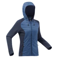 Odzież trekkingowa damska - Bluza turystyczna damska, Quechua NH500, hybrydowa - miniaturka - grafika 1