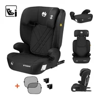 Foteliki samochodowe - Fotelik samochodowy dla dzieci 2w1 100 -150 cm Joy 45 Black I-Size, regulowany zagłówek prowadnice ISOFIX w zestawie - miniaturka - grafika 1