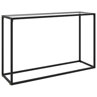 VidaXL Lumarko Stolik konsolowy, przezroczysty, 120x35x75 cm, szkło hartowane 322815 VidaXL - Ławy i stoliki kawowe - miniaturka - grafika 8