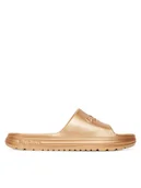 Klapki i japonki damskie - Pepe Jeans Klapki Beach Slidemet PLS70165 Złoty - miniaturka - grafika 1