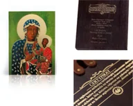 Ikony i obrazy sakralne - Ikona religijna Matka Boża Częstochowska Wędrująca - miniaturka - grafika 1