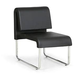B2B Partner Fotel PUBLIC, czarny 312H - H22 - Sofy i kanapy - miniaturka - grafika 1