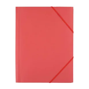 Teczka plastikowa z gumką A4 CZERWONA mocna wytrzymała D.RECT 1 szt. - Teczki i skoroszyty - miniaturka - grafika 1