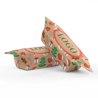 Cukierki - Krówki świąteczne z nadrukiem reklamowym i logo – 1 kg - miniaturka - grafika 1