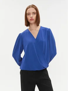 Rinascimento Bluzka CFC0115342003 Niebieski Regular Fit - Bluzki damskie - miniaturka - grafika 1