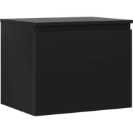 Szafki łazienkowe - Mexen Orio szafka łazienkowa podumywalkowa 60 cm z blatem, 1 szuflada, czarna mat - 91A10-06047-1-BFC71 - miniaturka - grafika 1