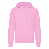 Bluzy męskie - Bluza Męska Z Kapturem Hooded Sweat Jasnoróżowy r. 2XL - miniaturka - grafika 1