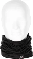 Czapki i chusty sportowe damskie - FoxOutdoor Szalik FoxOutdoor Merino Lite, czarny - miniaturka - grafika 1