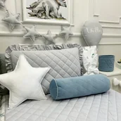 Pościel dla dzieci - Pościel szara pikowana dla dzieci i niemowląt - miniaturka - grafika 1