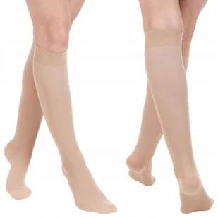 Medyczne Podkolanówki Przeciwżylakowe 23-32 L/xl - Bielizna ciążowa - miniaturka - grafika 1