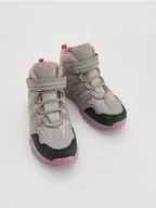 Buty dla dziewczynek - Reserved - Wodoodporne buty trekkingowe - jasnoszary - miniaturka - grafika 1