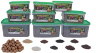 Podłoże do akwarium - Zestaw Żwirek Natural Substrate Kulki Akwa 100-120L - miniaturka - grafika 1