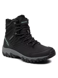 Buty trekkingowe damskie - Merrell Trekkingi Thermo Akita Mid Wp J036490 Czarny - grafika 1