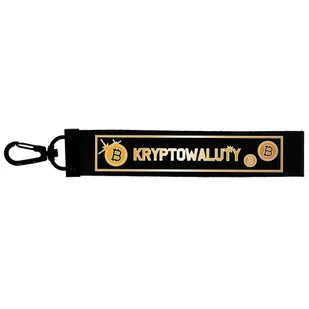 Brelok Taśma - Kryptowaluty (25) - Czarny - Breloki - miniaturka - grafika 1