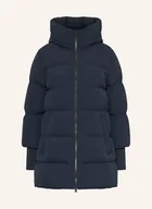 Płaszcze damskie - Woolrich Płaszcz Puchowy blau - miniaturka - grafika 1