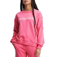 Bluzy damskie - THEJOGGCONCEPT JCSAFINE bluza damska z napisem, luźny krój, 162126 / Azalea Pink, M - miniaturka - grafika 1