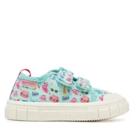 Buty dla dziewczynek - Kapcie Garvalin 252383 Turkusowy - miniaturka - grafika 1