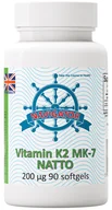 Witaminy i minerały - Navigator, Witamina K2 Mk-7 200 Μg, 90 Kapsułek Miękkich (Softgels) + Butelka, 120 Ml - miniaturka - grafika 1