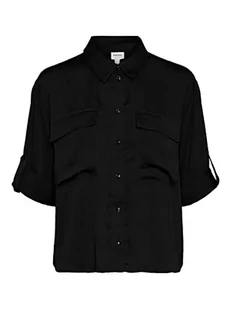 VERO MODA Koszula damska, czarny, XS - Koszule damskie - miniaturka - grafika 1