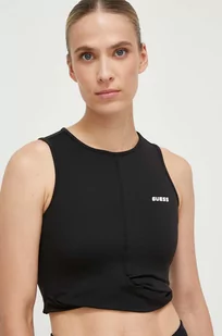 Guess top damski kolor czarny - Koszulki sportowe damskie - miniaturka - grafika 1