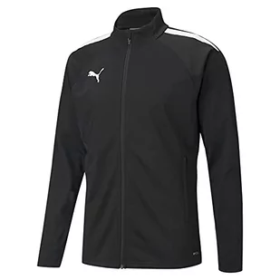 PUMA Teamliga Męska kurtka treningowa, TeamLIGA Kurtka treningowa, Czarny/biały, XL, Puma czarno-puma biały, XL - Kurtki męskie - miniaturka - grafika 1