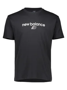 New Balance Koszulka "Sport Seasonal" w kolorze czarnym - Koszulki męskie - miniaturka - grafika 1
