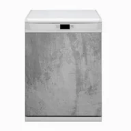 Dekoracje domu - Mata Bluedecor Magnes na zmywarkę Szary beton 60x80 - miniaturka - grafika 1