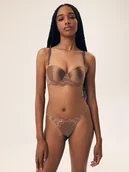 Biustonosze - Biustonosz push-up Brillant Esotiq złoty brąz 70E - miniaturka - grafika 1