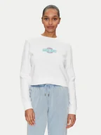 Bluzy damskie - Guess Jeans Bluza W5GQ20 K68I4 Biały Regular Fit - miniaturka - grafika 1