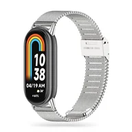 Akcesoria do smartwatchy - Pasek Milaneseband do Xiaomi Mi Band 8 / 8 NFC Silver - miniaturka - grafika 1