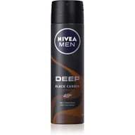 Dezodoranty i antyperspiranty męskie - Nivea Men Deep antyprespirant w sprayu dla mężczyzn Black Carbon Espresso 150 ml - miniaturka - grafika 1