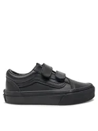 Buty dla chłopców - Vans Sneakersy Old Skool V Classic VN000CYAHF91 Czarny - miniaturka - grafika 1
