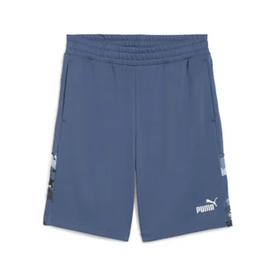 Męskie szorty Essentials Camo 10'' PUMA Dark Indigo Blue - Spodnie sportowe męskie - miniaturka - grafika 1
