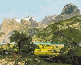 Malowanie po numerach - Magiczny krajobraz 40x50cm - Malowanie po numerach - miniaturka - grafika 1